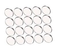 OSOLADY 20pcs Magnetic Round Eyeshadow Plates 36x3mm Diy Empty Cosmetic Storage Pallet Makeup Organizer for Home Beauty Supplies