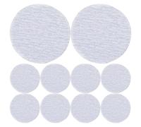 OSOLADY 20pcs Manicure Eyebrow Pencil Sandpaper Pads Art Sandpaper Eyebrow Sharpening Tool for Eyeliner and Art Pencil Sharpening