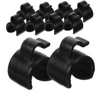 OSOLADY 20pcs Microphone Stand Cable Clips Pole Mount Cable Holders for Wireless Mic Stands for Live Streaming Easy Installation and Portable Design