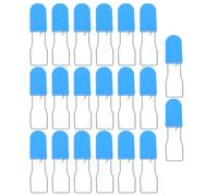 OSOLADY 20pcs Plastic Padlock Security Seals, Metal Wire Padlocks, Disposable Electric Meter Lockout Tags, Self-Locking Anti Tamper Seal Tags