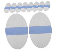 OSOLADY 20pcs Waterproof Silicone Ear Stickers Baby Ear Covers Protective Pads Swimming Bathing Small Oval Protectors for Children