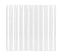 OSOLADY 20PCS Wire Shelf Label Holder, Clear Self-Adhesive Label Holders for Supermarket Shelf, Transparent Plastic Ticket Channel for Retail Stores