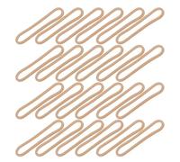 OSOLADY 250PCS Orange Rubber Bands: 220℃ High Temperature Resistant, High Stretch Elastic Bands - Strong for Cooking, Lab, File Folders, Money Wrappers