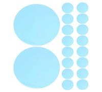 OSOLADY 25pcs Ambient Lighting Tint Circles - 74cm Peel and Stick Dimming Diffuser Film - LED Filters Sheet for Video Light Ceiling Spotlight Blue