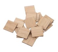 OSOLADY 25Pcs Unfinished Blanks Bamboo Slices with Smooth Surface Without Burrs for Crafting and Carving Suitable for Adults and