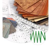 OSOLADY 2M Folding Ruler Plastic Folding Ruler for Masonry and Tile Work Sturdy Flexible Tool for Students and Professionals