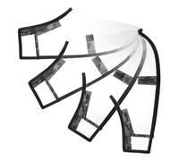 OSOLADY 2pairs Barber Shoes Covers Shoe Protector for Hairdressers Hair Cutting and Dying Easy to Use and Clean Transparent Design
