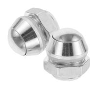 OSOLADY 2pcs 14mm Silver Pressure Cooker Safety Relief Valves Replacement Parts with Float Valve for Cooker Pressure Control and Steam Release