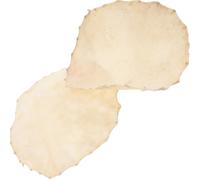 OSOLADY 2pcs 30cm African Drum Covers Replacement Hand Drum Leather Heads for Djembe Conga Percussion Instruments