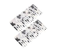 OSOLADY 2pcs Acetate Detangler Brush for Curly Hair Static Comb Hair Brush Styling Comb for Women