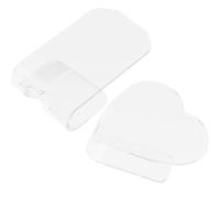 OSOLADY 2pcs Acrylic Manicure Palettes Makeup Mixing Trays for Personal Use and Display, Professional Cosmetic Palettes with Firmness and Photography Use