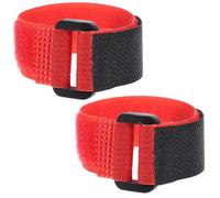 OSOLADY 2pcs Adjustable Red Anti-crowing Collar for Roosters Reusable Soft Neckbands Comfortable No-disturbance Chicken Accessories Gentle Fit for Various Poultry