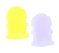OSOLADY 2pcs Back Rub Shower Gloves Body Scrubber for Bath Spa Massage Exfoliating Shower Glove Scrubber Random Color