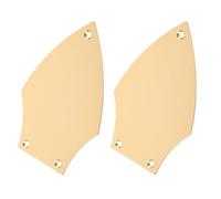 OSOLADY 2pcs Bass Guitar Neck Plate Replacement Metal Cover with Aluminum Alloy and Iron Core Material, Protective Function Reducing Detuning, Suitable for Electric Guitar Use on Stage