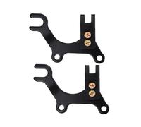 OSOLADY 2pcs Bicycle Disc Brake Adapter Metal Mounting Bracket for Mechanical Disc Brakes Easy to Disassemble Professional Design Suitable for Mountain Bike