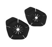 OSOLADY 2pcs Car Wiper Arm Hole Protector Pads, Silicone and Pvc Material, Black Colour, Prevents Debris and Easy Installation, Suitable for Windshield Wiper Holes, Minimalist Style