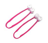 OSOLADY 2pcs Cat Massager Roller Manual Grooming Brush Tool for Face and Legs Massage Silicone Rose Red Size