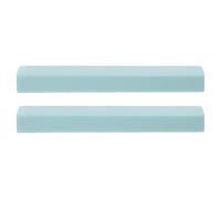 OSOLADY 2pcs Chinese Calligraphy Paper Weight - Blue Imitation Jade Appearance Rectangular Paperweight for Desk Drawing Writing Practice