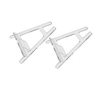 OSOLADY 2pcs Clear Acrylic Mobile Phone Display Stand Portable Cellphone Holder for Retail Use Compact and Break Resistant Design for Tablets and Wallets