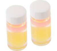 OSOLADY 2pcs Eyelash Grafted Tweezers Cleaner with Silicone Plug Mild Lash Eye Cleanser for Professional Salon and Home Use Practical Capacity Tweezers Cleaning Tool Random Color