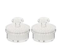 OSOLADY 2pcs Face Exfoliating Brush Portable Face Brush Deep Facial Cleaning Remove Dead Skin Pp Handle Most People Travel Use