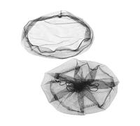 OSOLADY 2pcs Fan Safety Shield Mesh Covers for Large Electric Fans Black Polyester Material with Honeycomb Structure and Drawstring Design Fast Drying and Quick Setup for Warehouses
