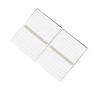 OSOLADY 2pcs Finance Planner Financial Record Book 8.5x11inch Pp Cover Blank Horizontal Lined Pages Comprehensive Budget Tracking Inventory Management Household Budget Tracking