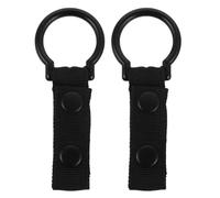 OSOLADY 2pcs Flashlight Carry Strap, Nylon Webbing Strap with Metal Ring Anti-Slip, Quick Release Flashlight Holster for Utility Work Gear