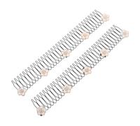 OSOLADY 2pcs Flower Hair Clips Kit Stretchable Invisible u Shape Fixer Comb Hair Tidying Tool for Women Holders Pins Kit Styling Accessories
