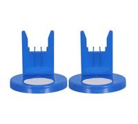OSOLADY 2pcs Glue Gun Holder Stand - Melting Glue Dispenser Base - Hotglue Sprayer Plastic Base Rack for Quick Home Repairs Arts Crafts DIY & Sealing