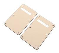 OSOLADY 2pcs Guitar Cavity Cover Plate Electric Guitar Protector Plate Pickguard Accessory Control for Electric Tremolo Cavity Cover Pick Guard Beige