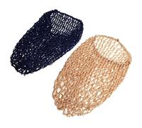 OSOLADY 2pcs Handcraft Crochet Long Sleeping Hat Net Hair Protector Hair Net Cap for Protective Accessories for Sleeping Waking