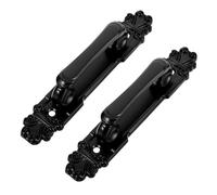 OSOLADY 2pcs Heavy Duty Barn Door Handle Sturdy Metal Sliding Gate Pulls with Comfortable Grip Retro Style Furniture Closet Door Handles Easy Installation for Garage