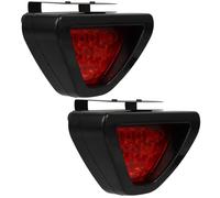 OSOLADY 2pcs LED Brake Light Tail Stop Light Car Rear with Abs and Iron Material Dc12v Power Supply Suitable for Auto Warning and Braking Signal