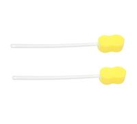 OSOLADY 2pcs Long Handle Back Scrubber Shower Body Sponge for Exfoliating Bath Soft Back Brush with Ergonomic Grip for Easy Cleaning Reach Areas Suitable for All Skin Types