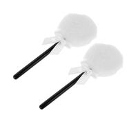 OSOLADY 2pcs Makeup Puff Powder Puff for Talcum Powder Alternative Fairy Wand Design Portable Easy to Clean