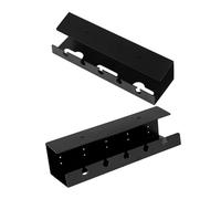 OSOLADY 2pcs Multi-function Wire Management Tray Desk Mounted Organizer Cable Holder Desk Cable Management Clips
