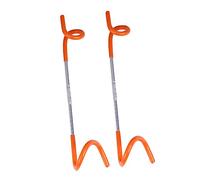 OSOLADY 2pcs Multi Functional Stainless Steel S Hook for Camping Tent Lights Durable Outdoor Tools Easy Setup Portable and Stable Design Random Color Random Color