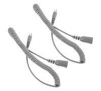 OSOLADY 2pcs Nail Drill Power Cord Replacement Compatible with Nail Machine Motor Compact and Reliable Power Connection Heat Resistant Abs Metal Material