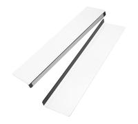 OSOLADY 2pcs Note Holder Message Board Acrylic Monitor Memo Board Easy to Write and Wipe Off Reusable Minimalist Modern Design for Home and School Use