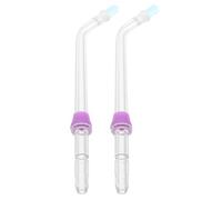 OSOLADY 2pcs Oral Irrigator Cleaning Heads: Replacement Water Flosser Nozzles - Flossing Jet Tips Irrigator Tips for Implants Braces Home Or Travel Use
