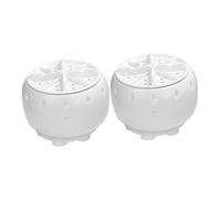 OSOLADY 2pcs Portable Mini Washing Machine with Suction Cup Fully Automatic Gentle Washer for Usb Powered for Home Rv Travel and College Use