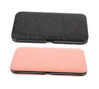 OSOLADY 2pcs Portable Tweezer Storage Case for Eyelash Tweezers Compact Organizer Pouch for Lash Extension Tools Convenient Travel Holder and Protects from Scratches