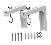 OSOLADY 2pcs Projector Screen Stand Ceiling Mount Hooks Compatible Outdoor Screens for Home Office