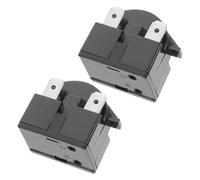OSOLADY 2pcs Refrigerator Starter Relay Ptc for Compressor Start Mini Fridges Freezers Abs Material Easy Install