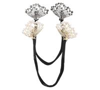 OSOLADY 2pcs Rhinestone Twist Hair Curler French Bun Maker Lazy Bun Tool for Bridal Hair Accessories