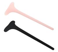 OSOLADY 2pcs Silicone Eyelash Assistance Tool Lash Shield for Makeup with Ergonomic Fit and Smudge-free Application, Curved Matte Eye Liner Makeup Assistant for Women Beginners