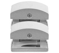 OSOLADY 2pcs Sliding Shower Door Guide: Glass Shower Door Bottom Bumper Stoppers for Fixing Positioning - Prevents Noise and Enhances Safety