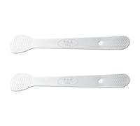 OSOLADY 2pcs Stainless Steel Stuffing Spoon Dumpling Making Tool Silver Simple Design Craftsmanship Rust Resistant Time Saving Household Use