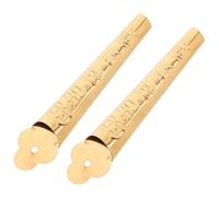 OSOLADY 2pcs Stainless Steel Wall Mount Incense Holders in Golden Colour with No Drill Installation, Elegant and Luxurious Ash Tray Burner for Door Gods, for Entrance and Home Use
